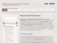 Tablet Screenshot of cadouripersonalizate.afacerisibani.ro